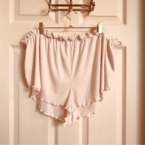 NWT Anthropologie pink sleep shorts